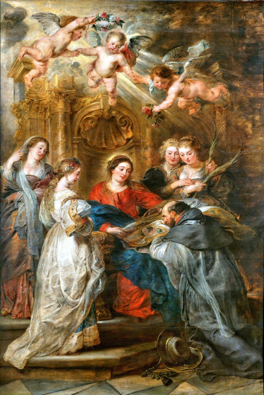 Das Triptychon des heiligen Ildefons von Peter Paul Rubens