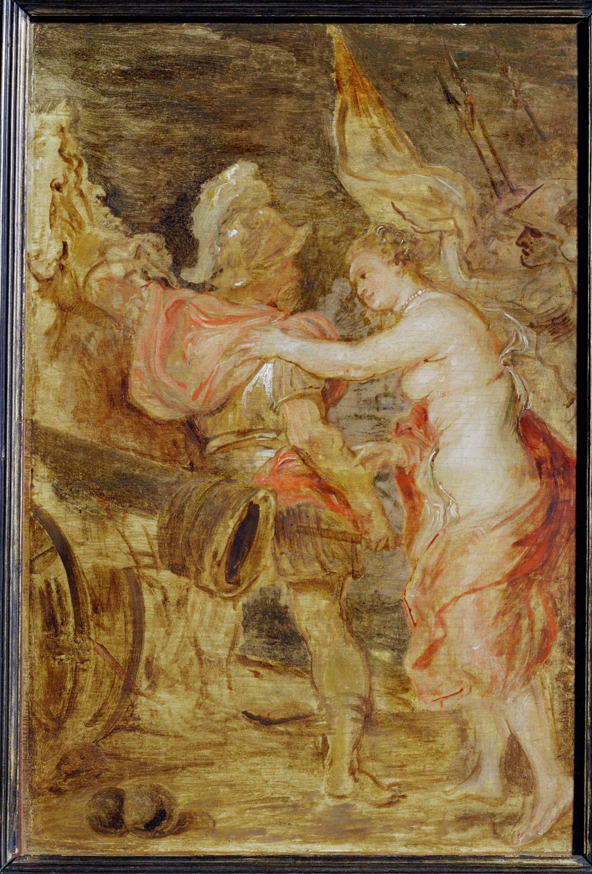 Venus begleitet Mars in den Krieg von Peter Paul Rubens