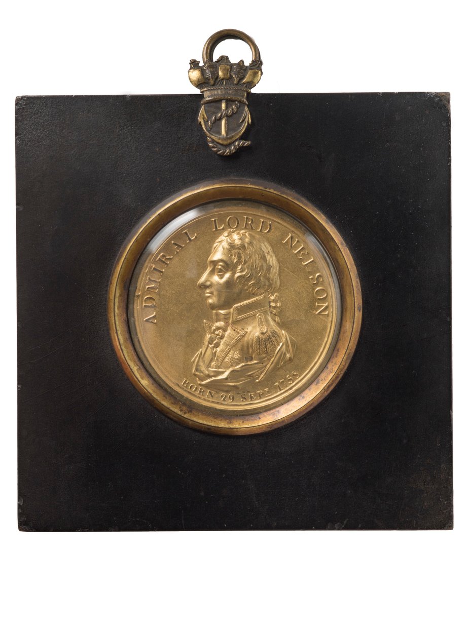 Porträtplakette von Admiral Lord Nelson, um 1805 von Peter Wyon