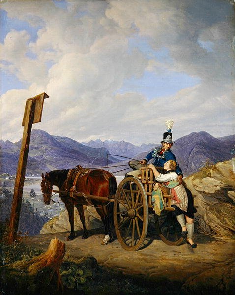 Die Postkutsche von Peter von Hess