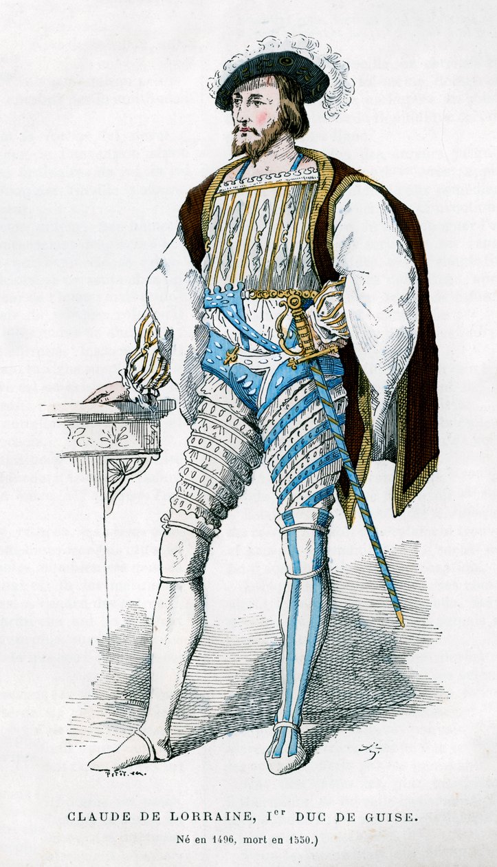 Claude de Lorraine, 1. Herzog von Guise, 16. Jahrhundert, 1882-1884 von Petit