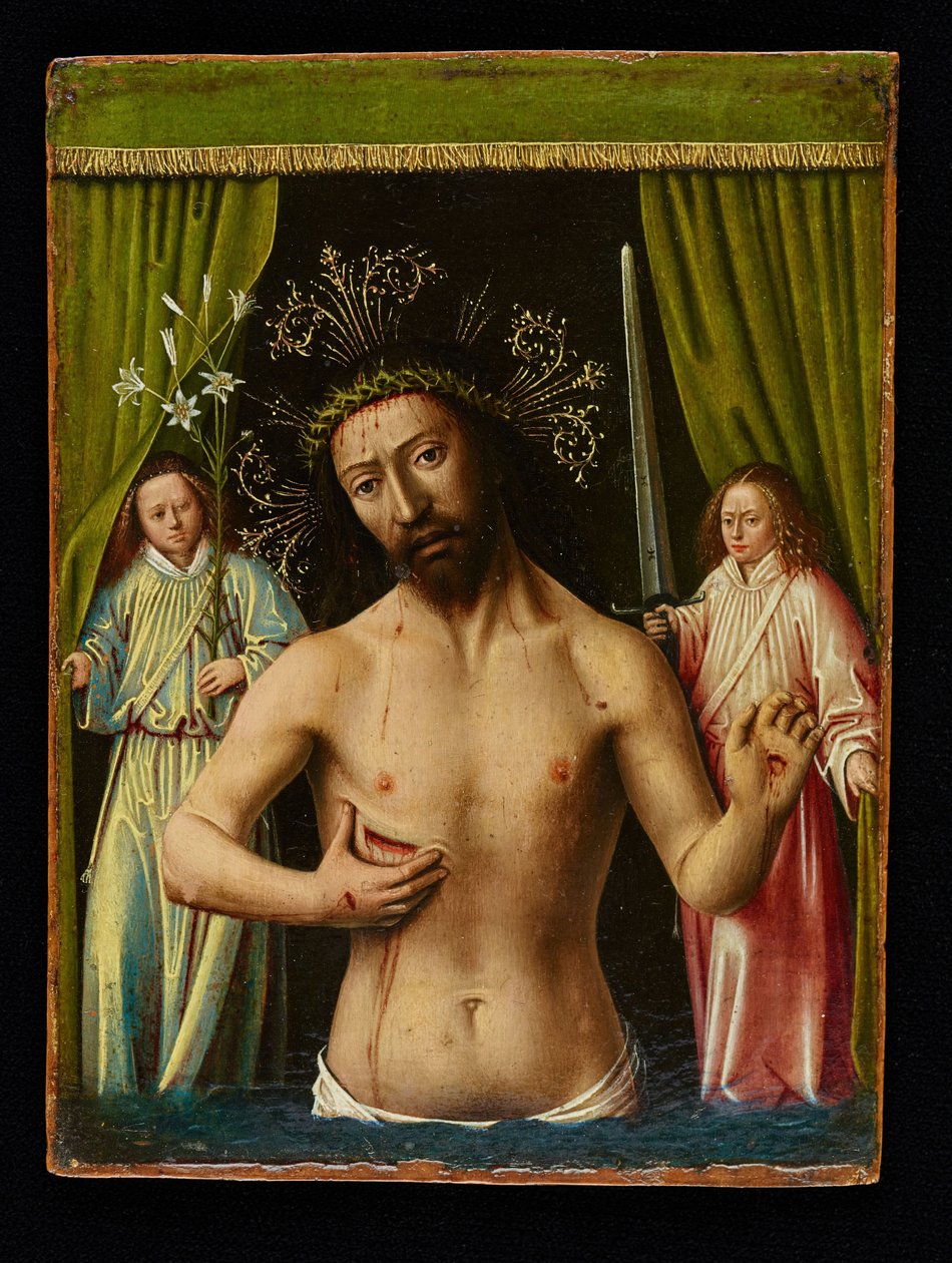 Christus als der Mann der Schmerzen von Petrus Christus
