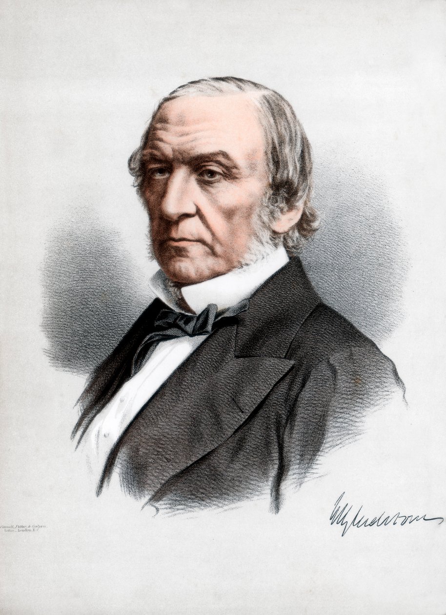 William Ewart Gladstone, britischer Staatsmann und Premierminister von Petter and Galpin Cassell