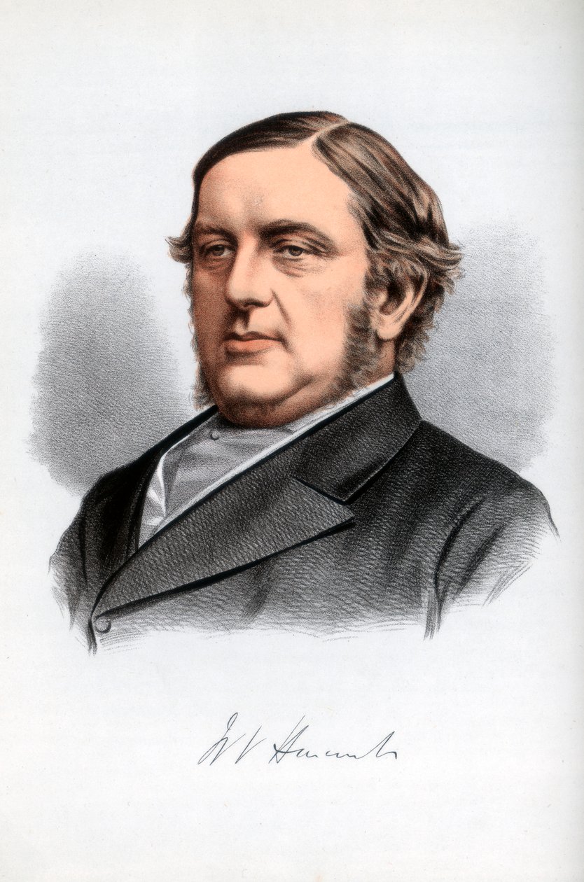 William Vernon Harcourt, britischer liberaler Staatsmann, um 1890 von Petter and Galpin Cassell