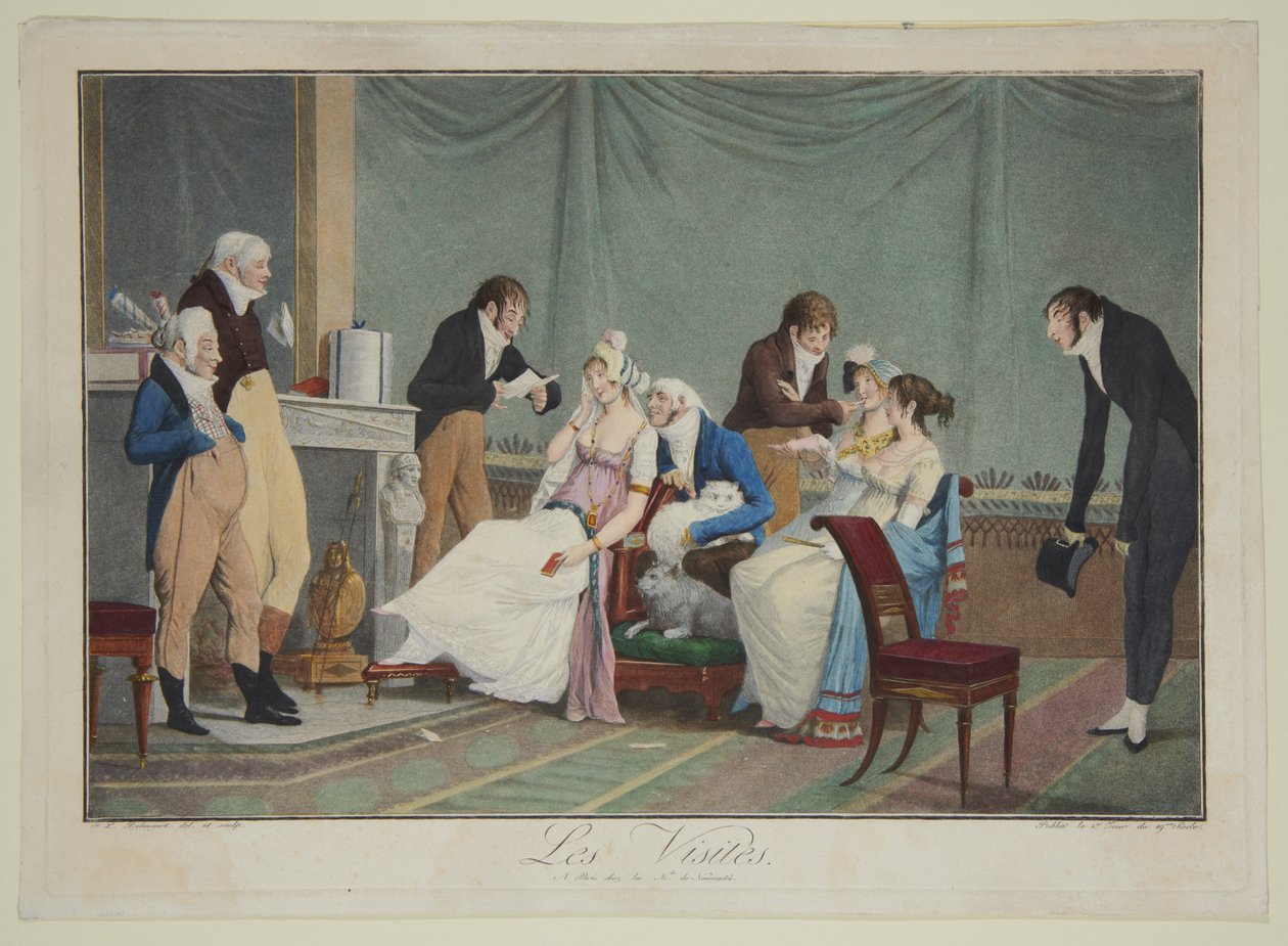 Die Besuche von Philibert-Louis Debucourt