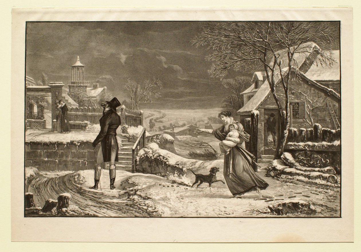 Winter, oder, Der Ehemann von Philibert-Louis Debucourt