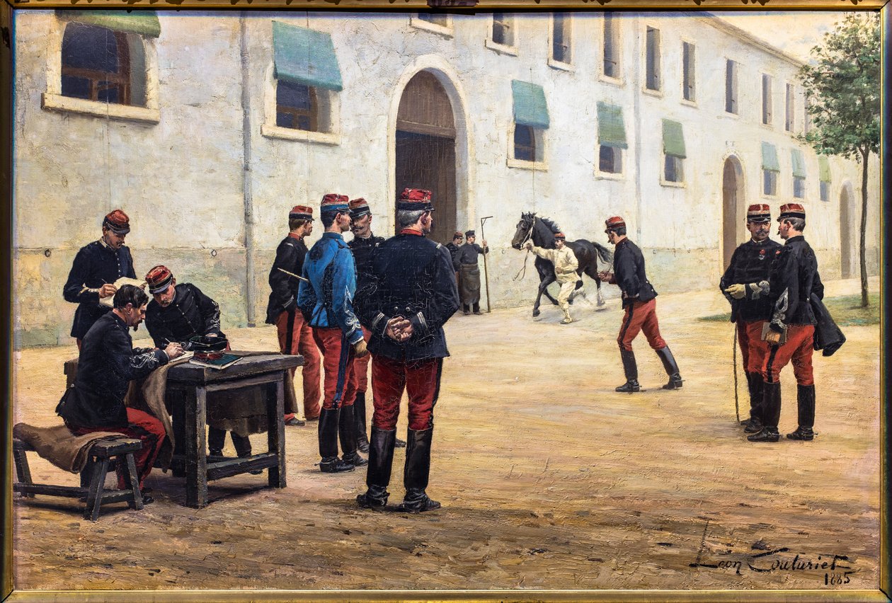 Die Pferdeparade von Philibert-Leon Couturier