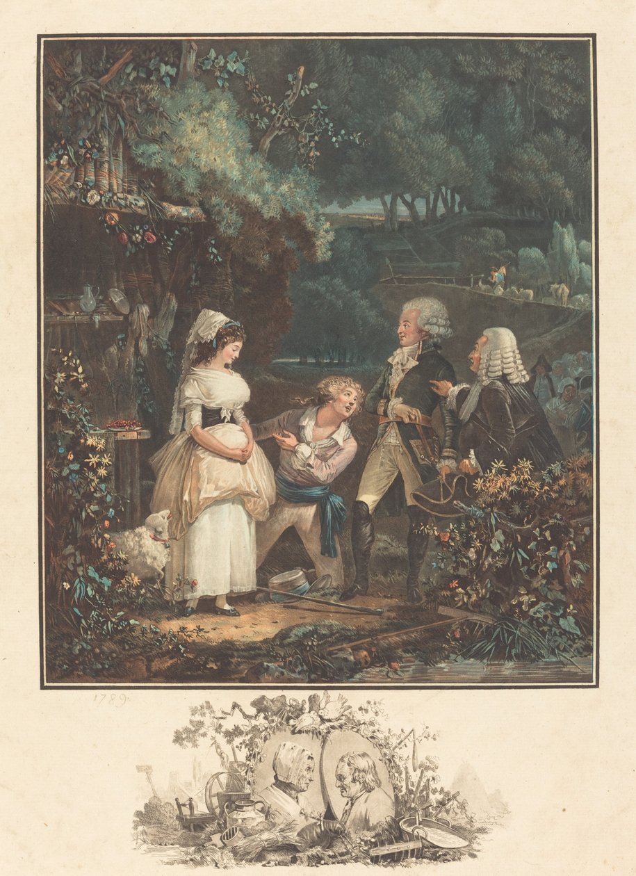 Annette und Lubin von Philibert-Louis Debucourt