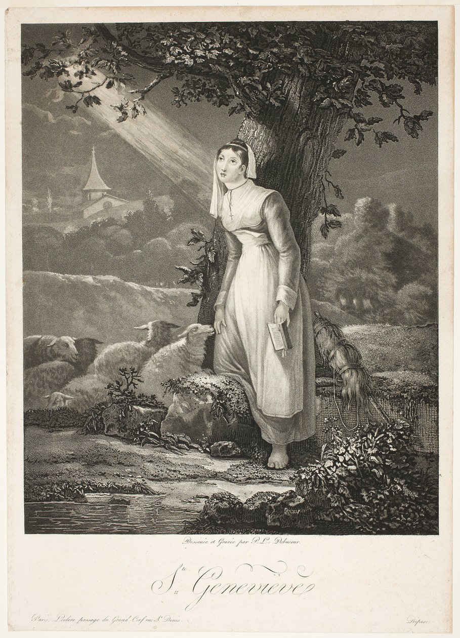 Heilige Genevieve von Philibert Louis Debucourt