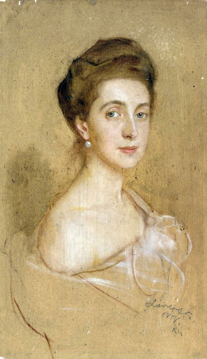 Mädchen mit dem Perlenohrring von Philip de László
