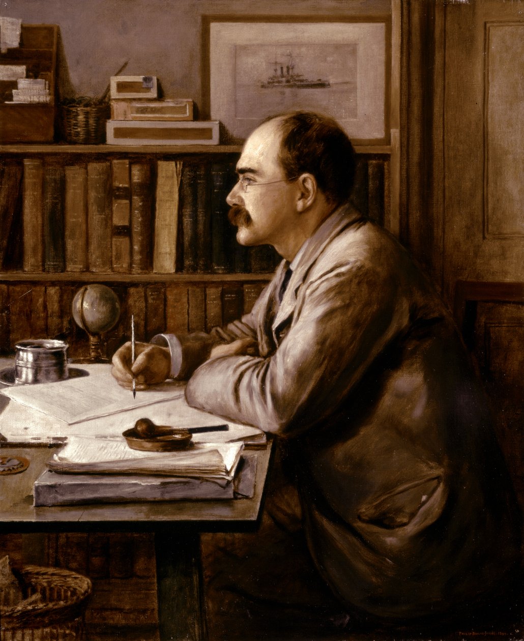 Rudyard KIPLING, Porträt 1899 von Philip Burne Jones