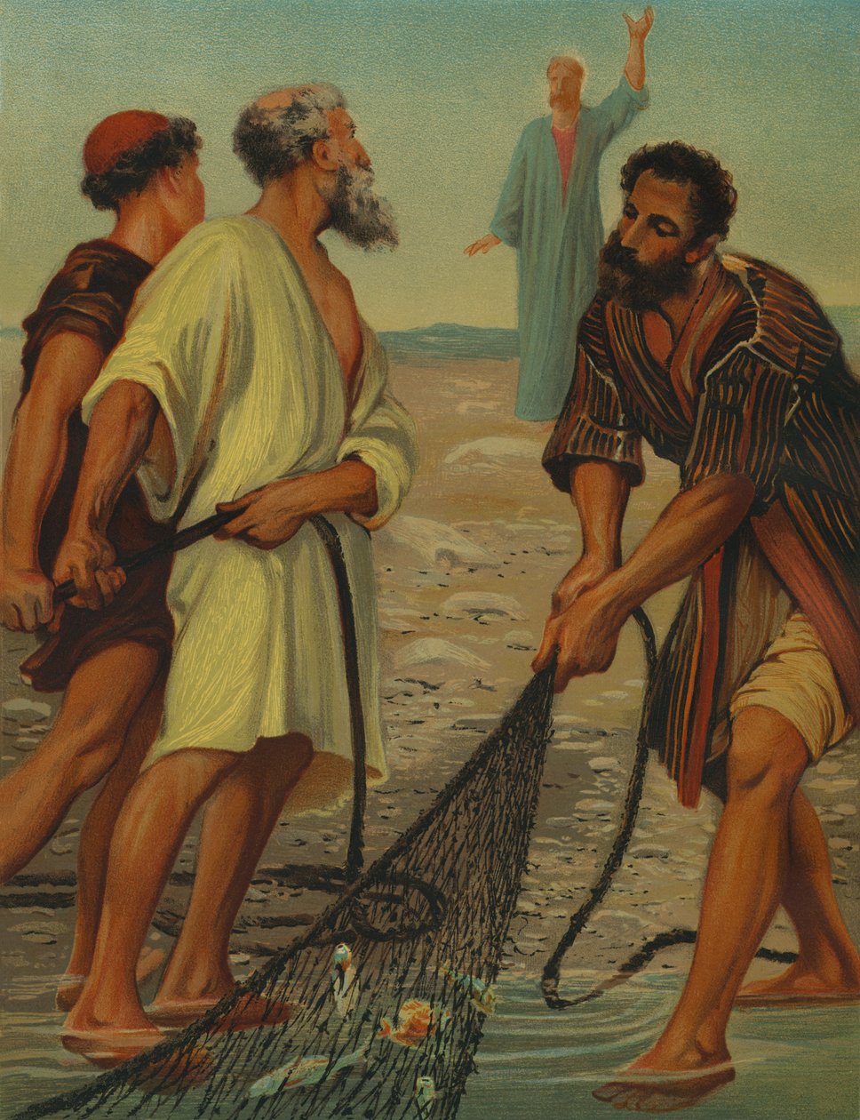 Christus ruft die Jünger von Philip Richard Morris