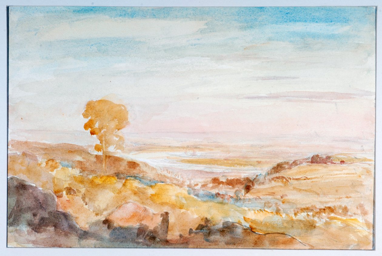 Severn-Tal oberhalb von Newnham, von Littledean, ca. 1909 von Philip Wilson Steer
