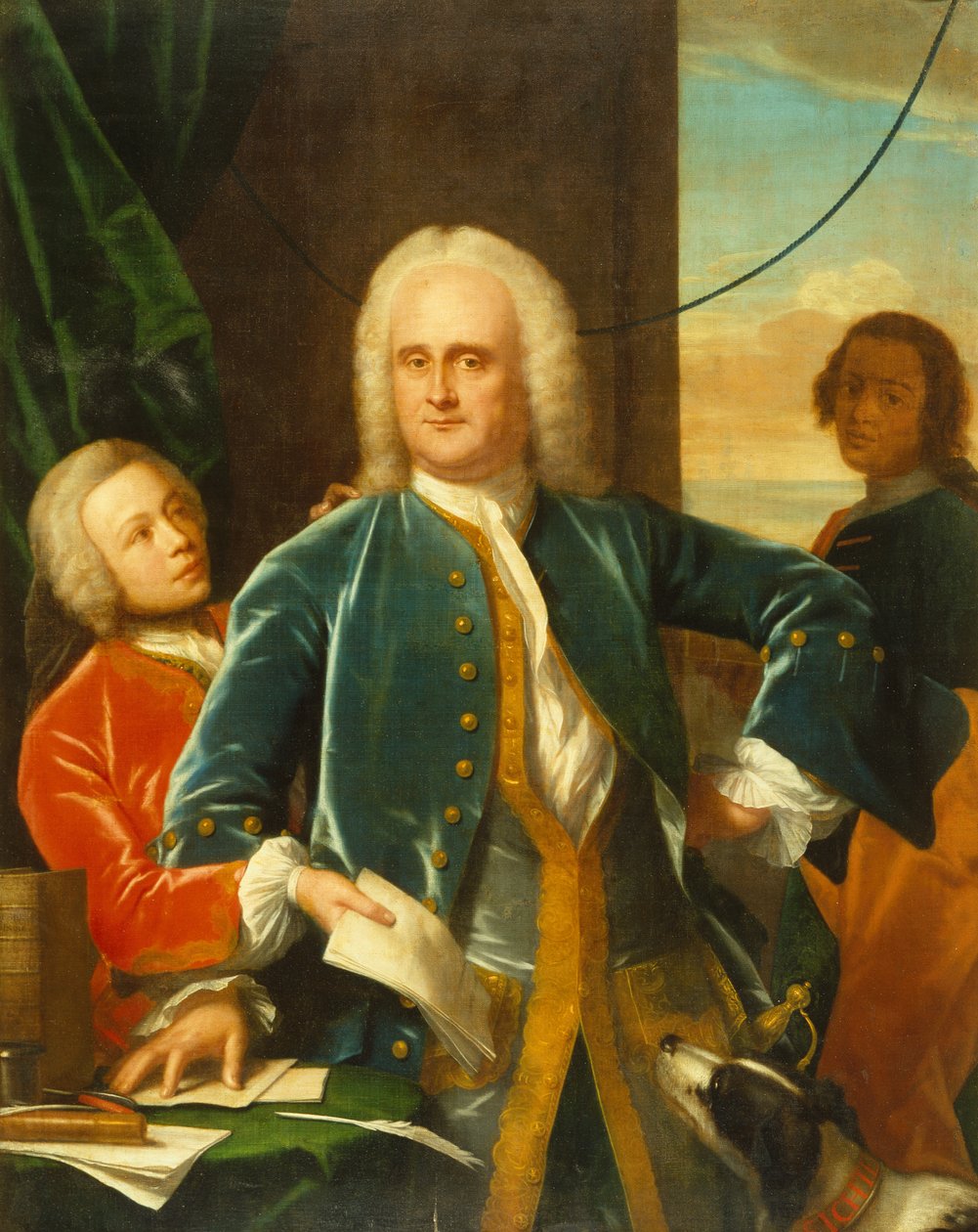 Jan Albert Sichterman mit seinem Sohn Jan Albert von Philip van Dyck