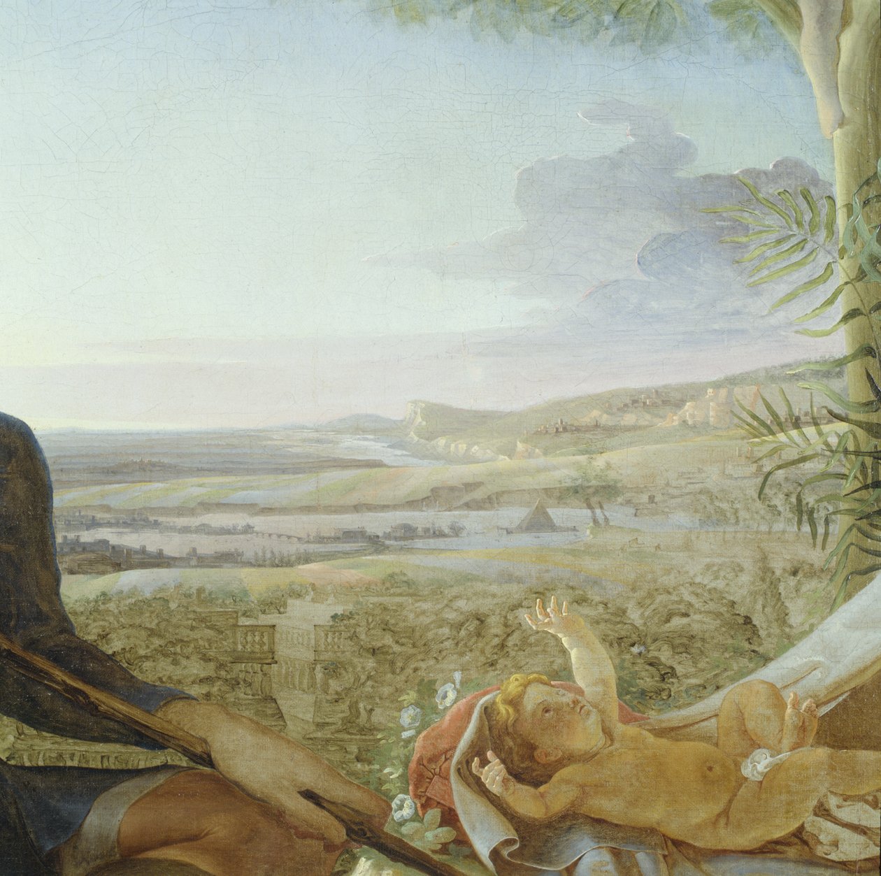 Christuskind und Landschaft aus Rast auf der Flucht nach Ägypten, 1805-06 (Detail) von Philipp Otto Runge