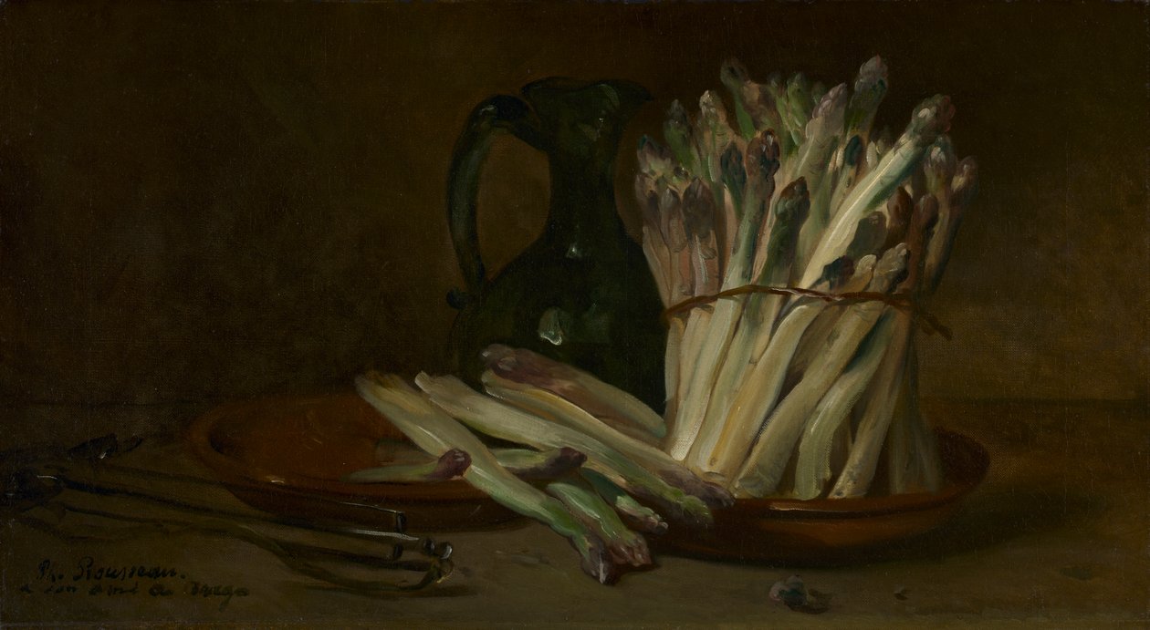 Stillleben mit Spargel, ca. 1880 von Philippe Rousseau