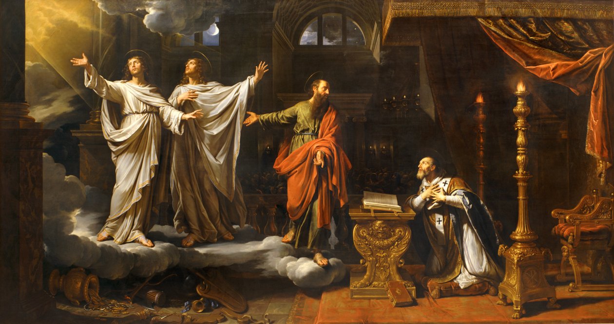 Erscheinung der Heiligen Gervasius und Protasius an den Heiligen Ambrosius von Philippe de Champaigne