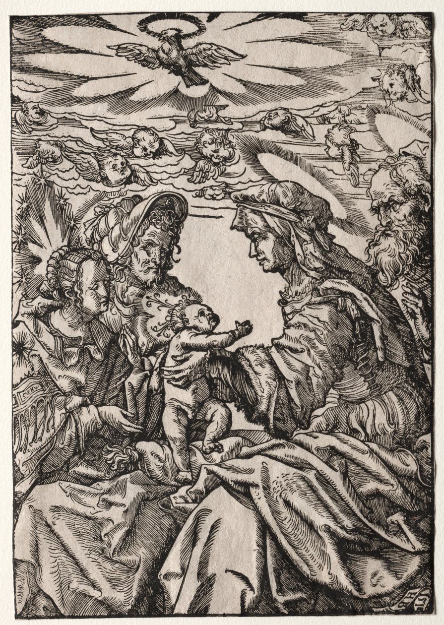 Die Heilige Familie mit St. Anna und Joachim von Philippe de Lasalle