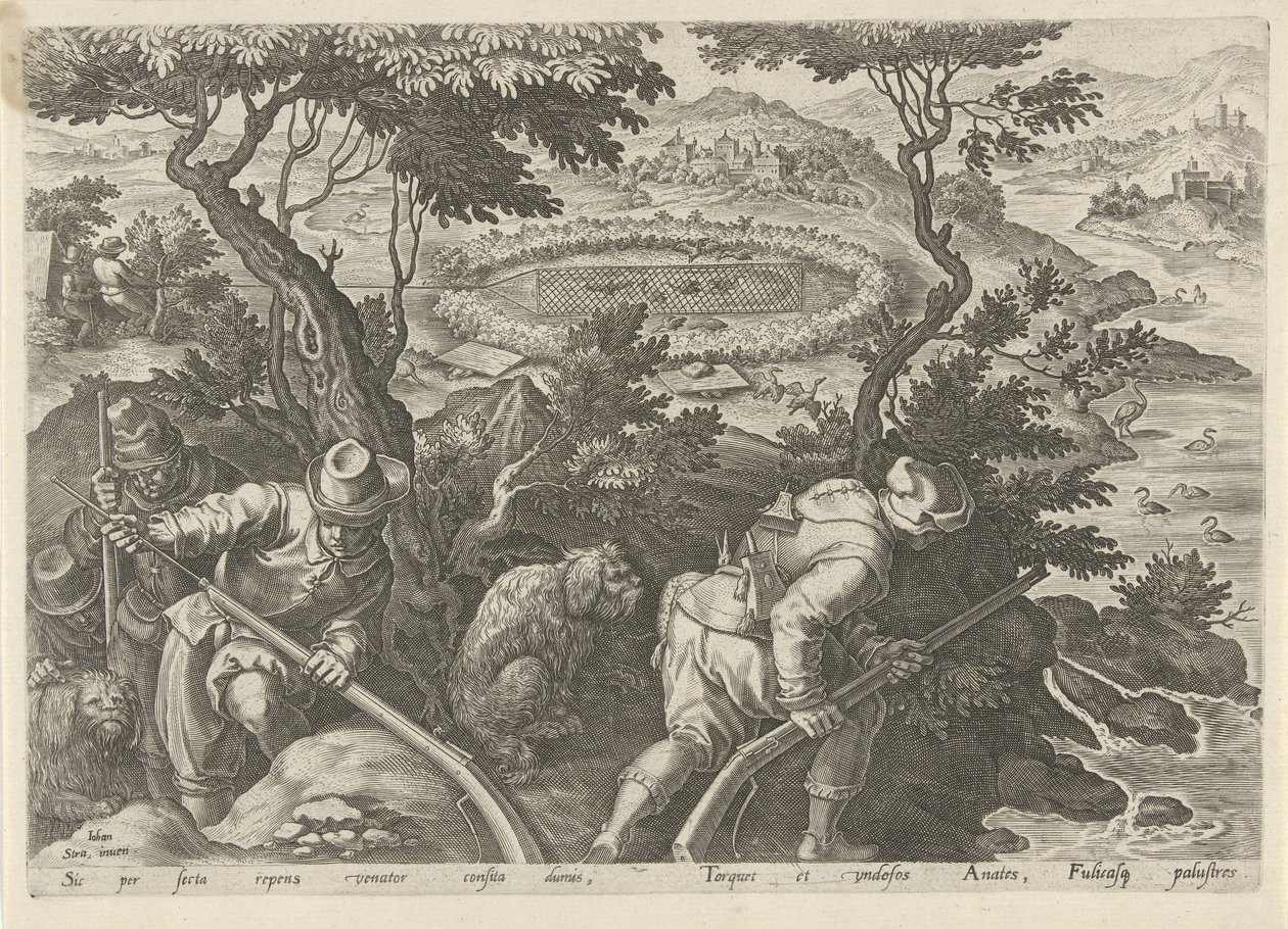 Entenjagd von Philips Galle