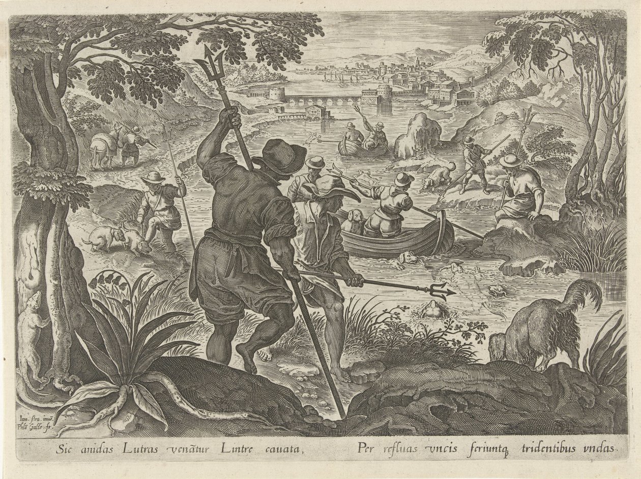 Otterjagd von Philips Galle