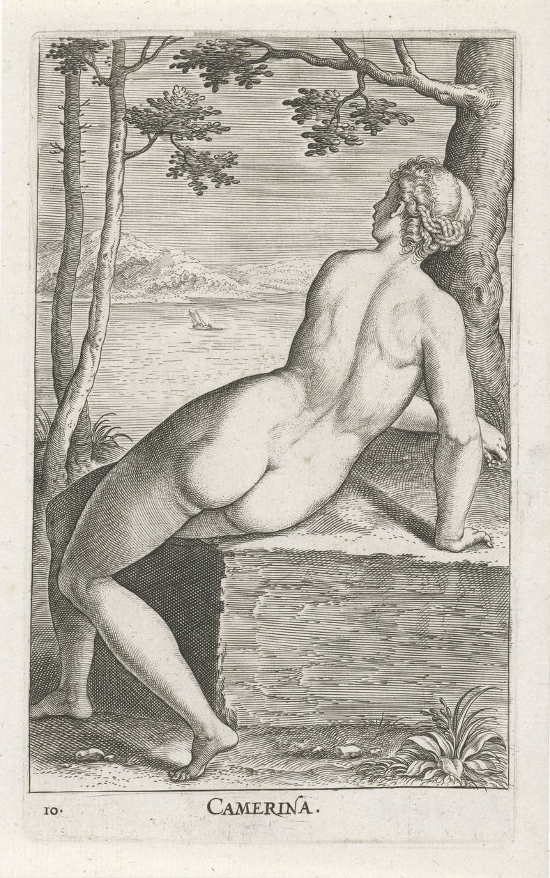 Wassernymphe Camerina von Philips Galle