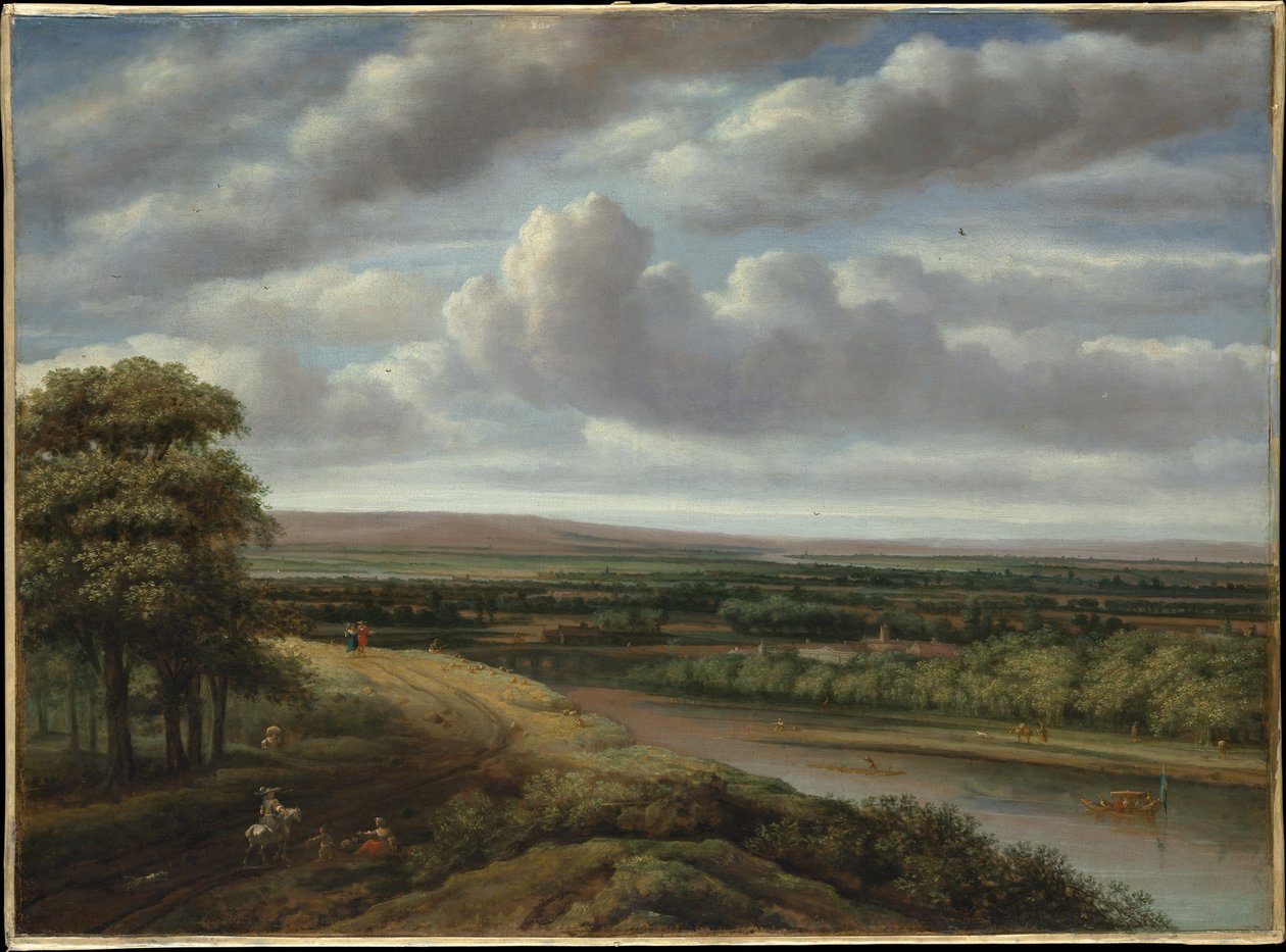 Weitläufige bewaldete Landschaft von Philips Koninck