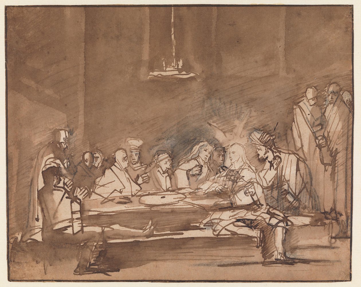 Das letzte Abendmahl von Philips Koninck