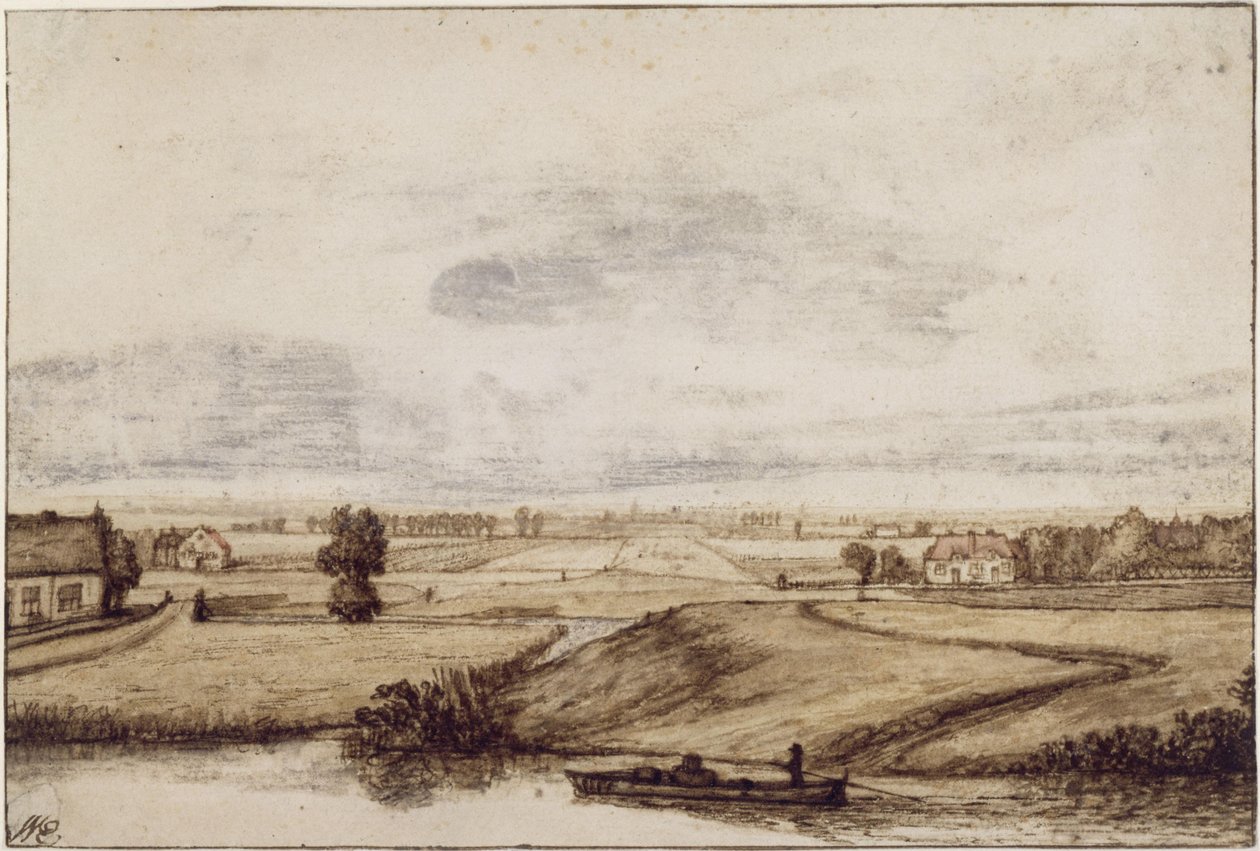 Weite Flachlandschaft von Philips Koninck
