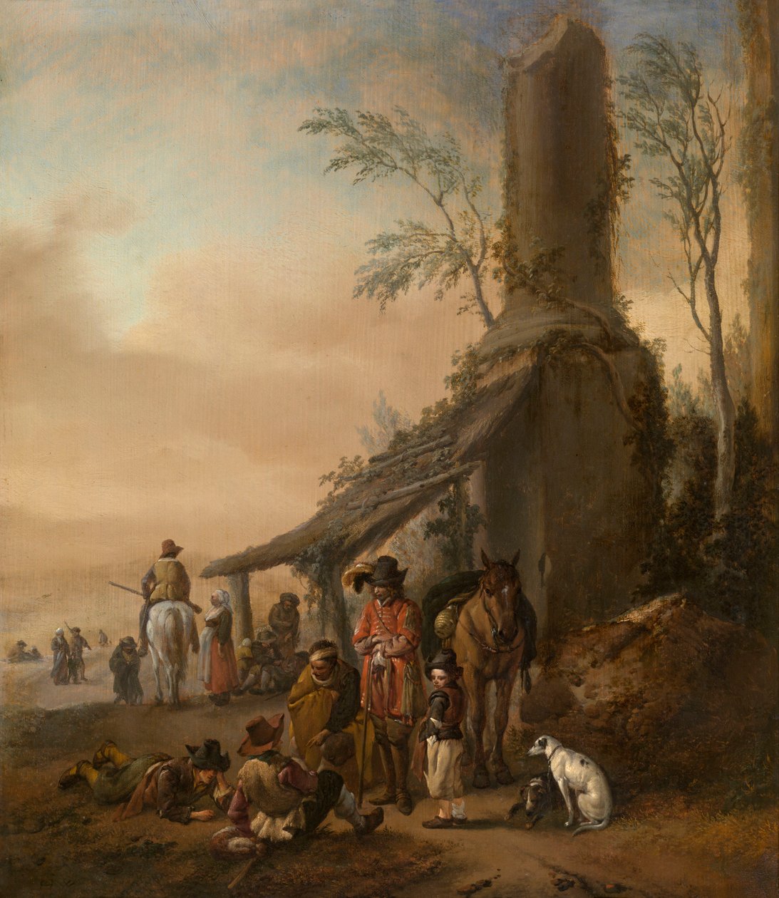 Der Halt des Reiters von Philips Wouwerman