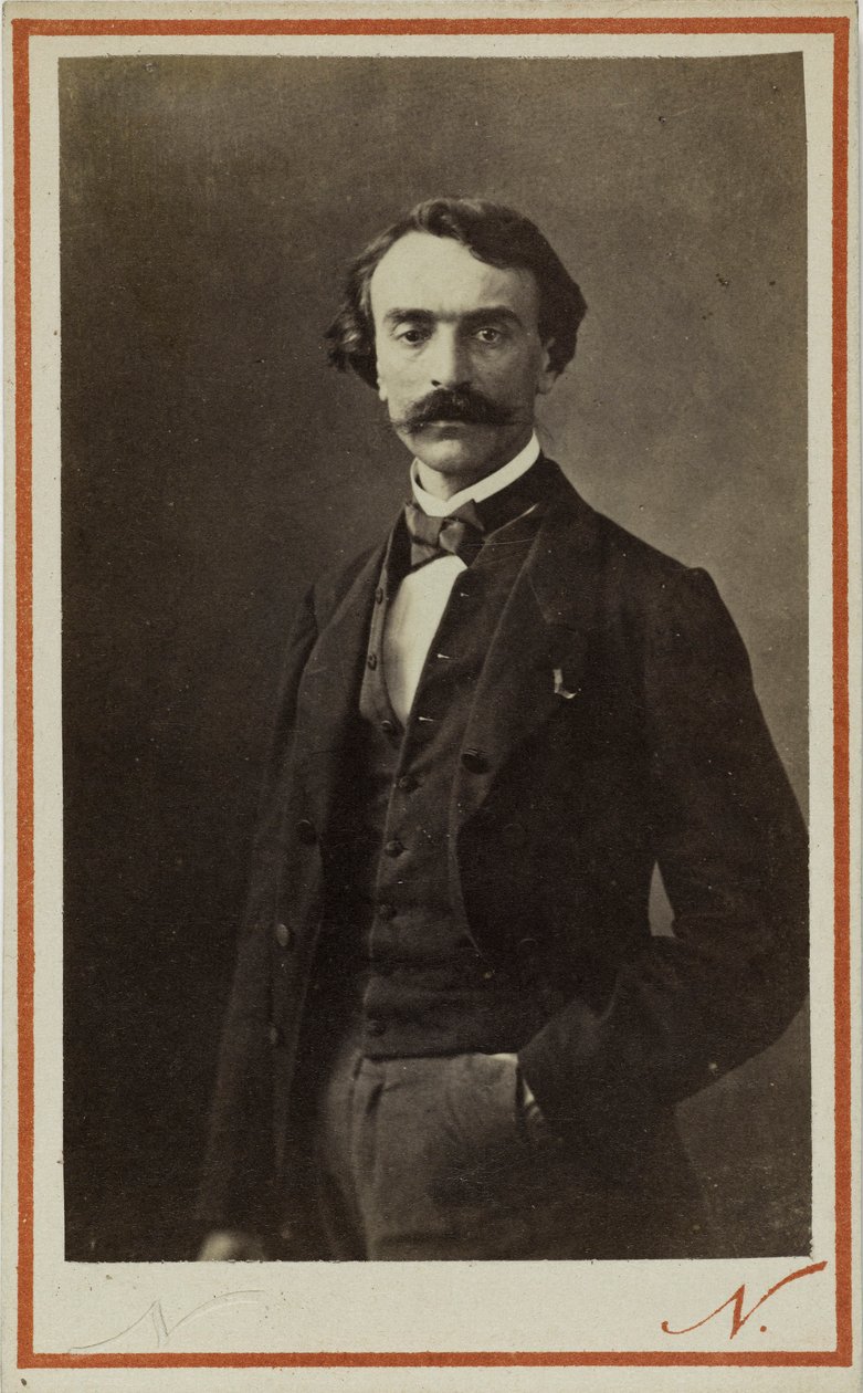 Porträt von Jean-Léon Gérôme 1824-1904, ca. 1870 von Photo studio Nadar.