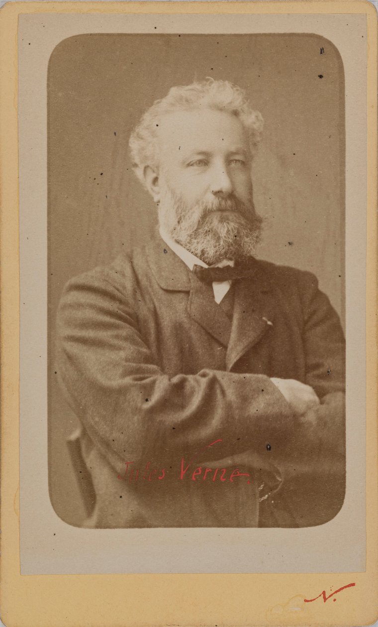 Porträt von Jules Verne 1828-1905, ca. 1870 von Photo studio Nadar.