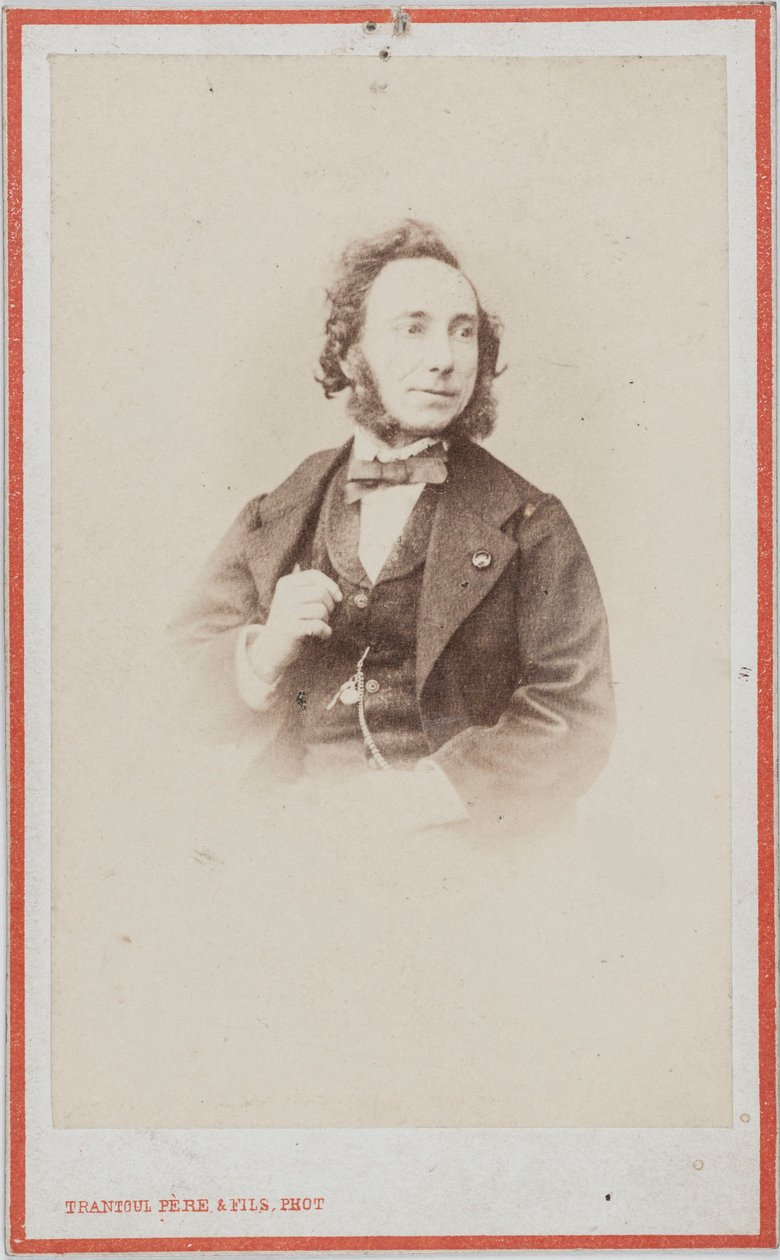 Porträt des Geigers und Komponisten Camillo Sivori 1815-1894 von Photo studio Trantoul Père and Fils.