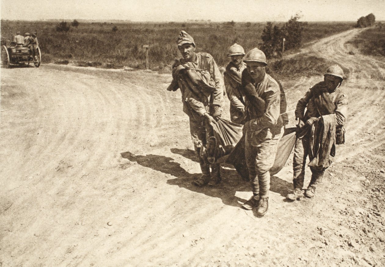 Eine Szene an der Front nördlich von Focsani von Photographer German