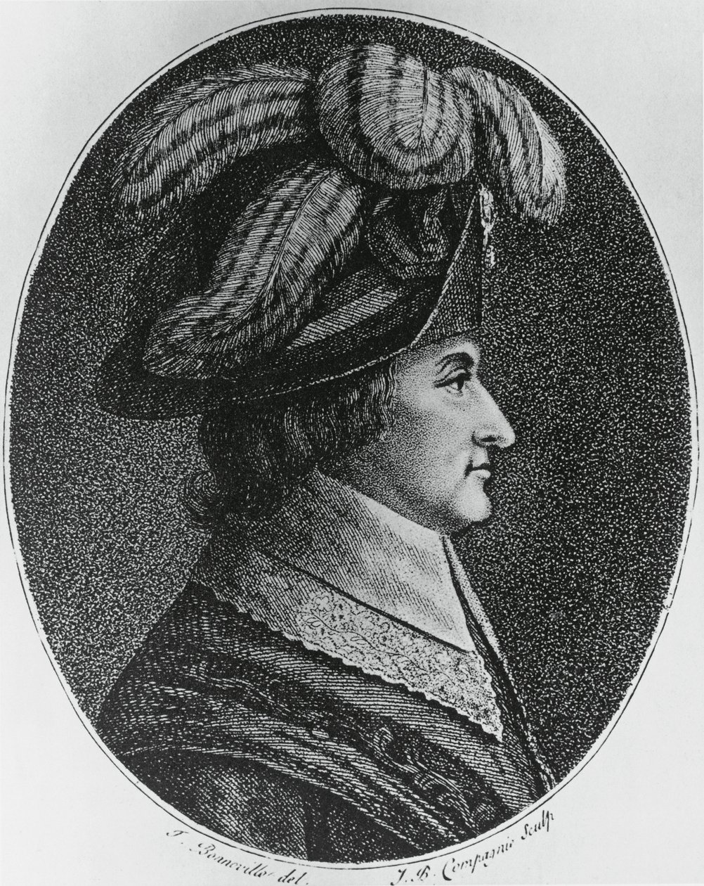 Porträt von Lazare Nicolas Marguerite, Comte Carnot (1753-1823), französischer General, Politiker, Ingenieur und Mathematiker, Kupferstich von Blaise Nicolas Le Sueur