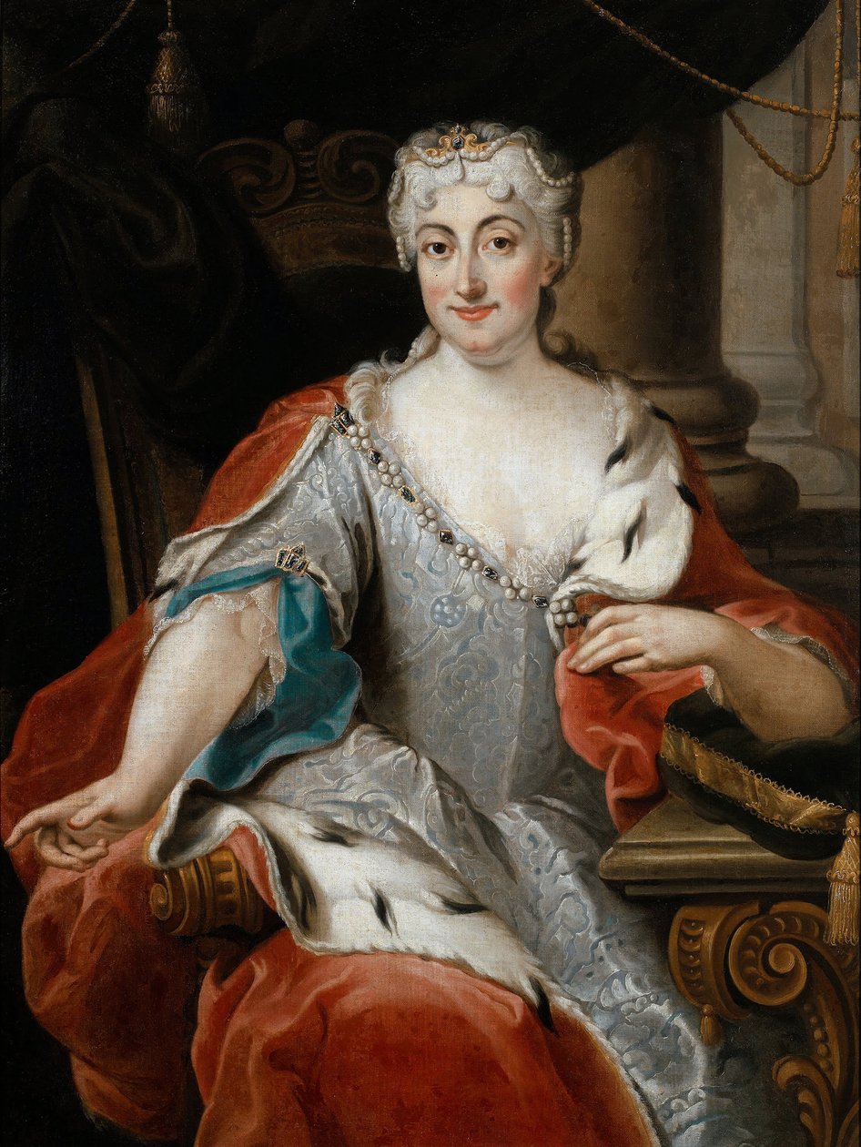 Marie-Clementine Sobieska - Porträt von Maria Clementina Sobieska (1702-1735) von Pier Leone Ghezzi