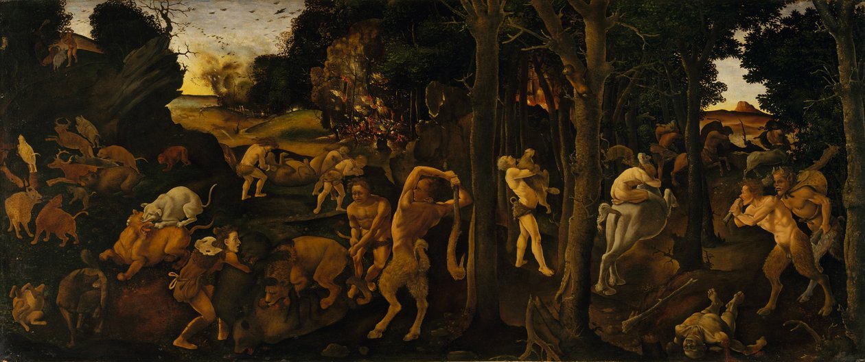 Eine Jagdszene, ca. 1494-1500 von Piero di Cosimo