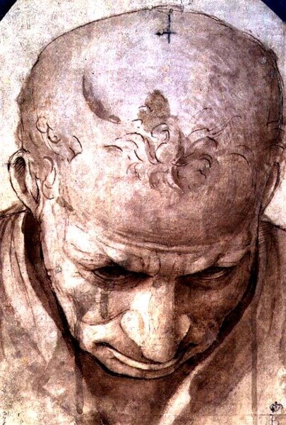 Kopf eines älteren Mannes von Piero di Cosimo