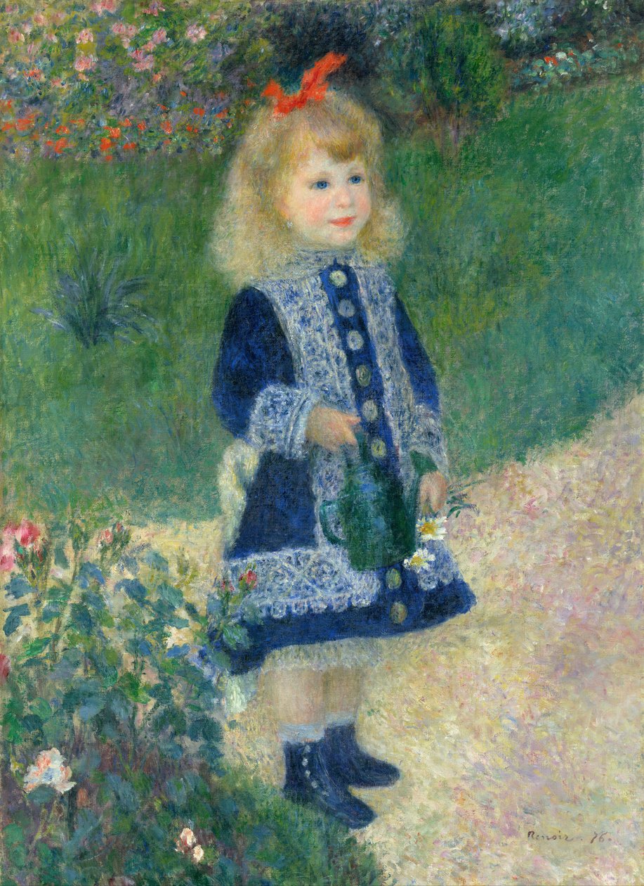Mädchen mit Gießkanne von Pierre Auguste Renoir