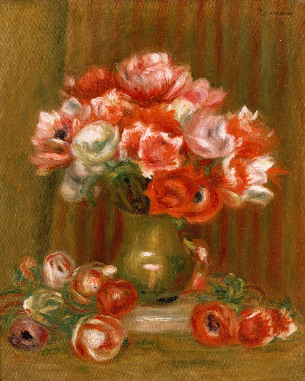 Anemonen, 1909 von Pierre Auguste Renoir