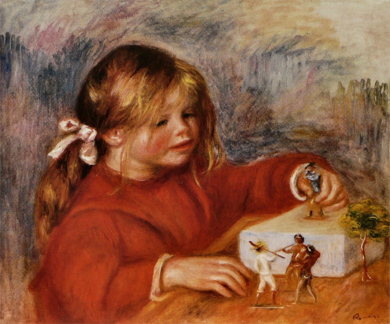 Coco spielt von Pierre-Auguste Renoir