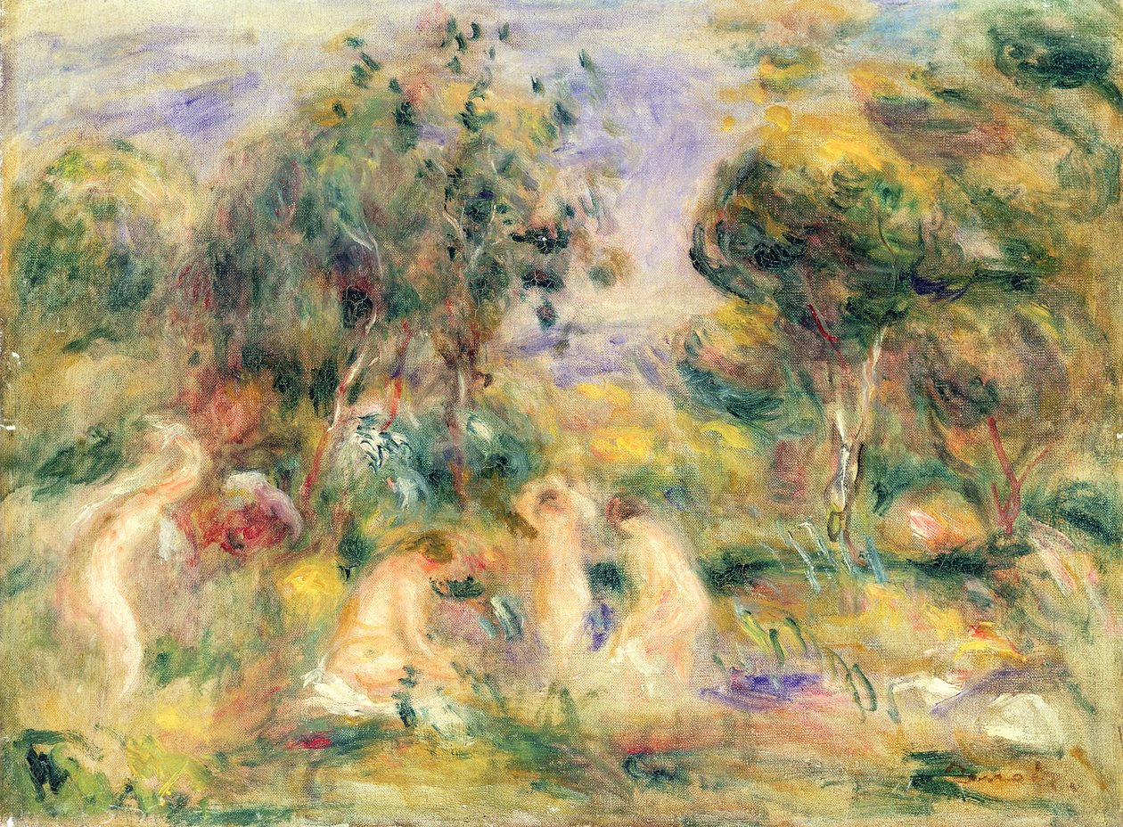 Die Badenden von Pierre-Auguste Renoir
