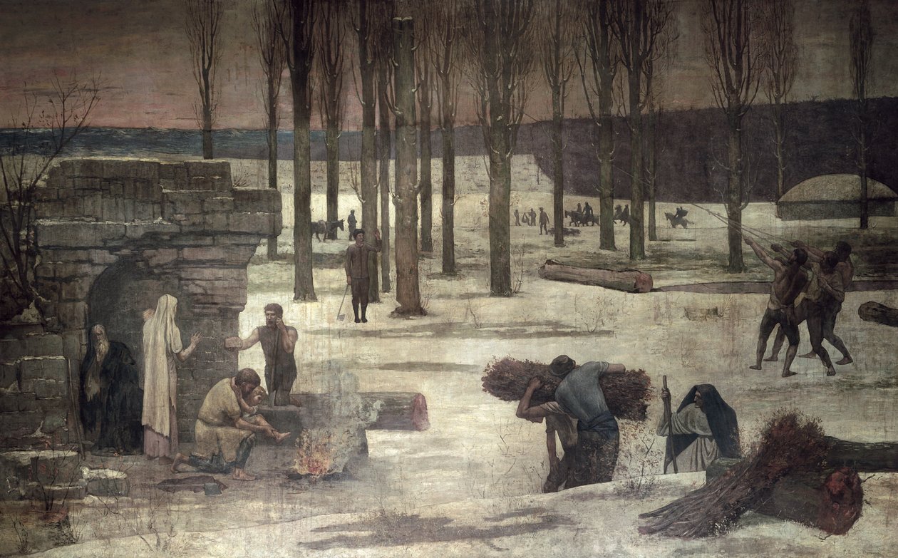 Winter, 1889-93 von Pierre Puvis de Chavannes