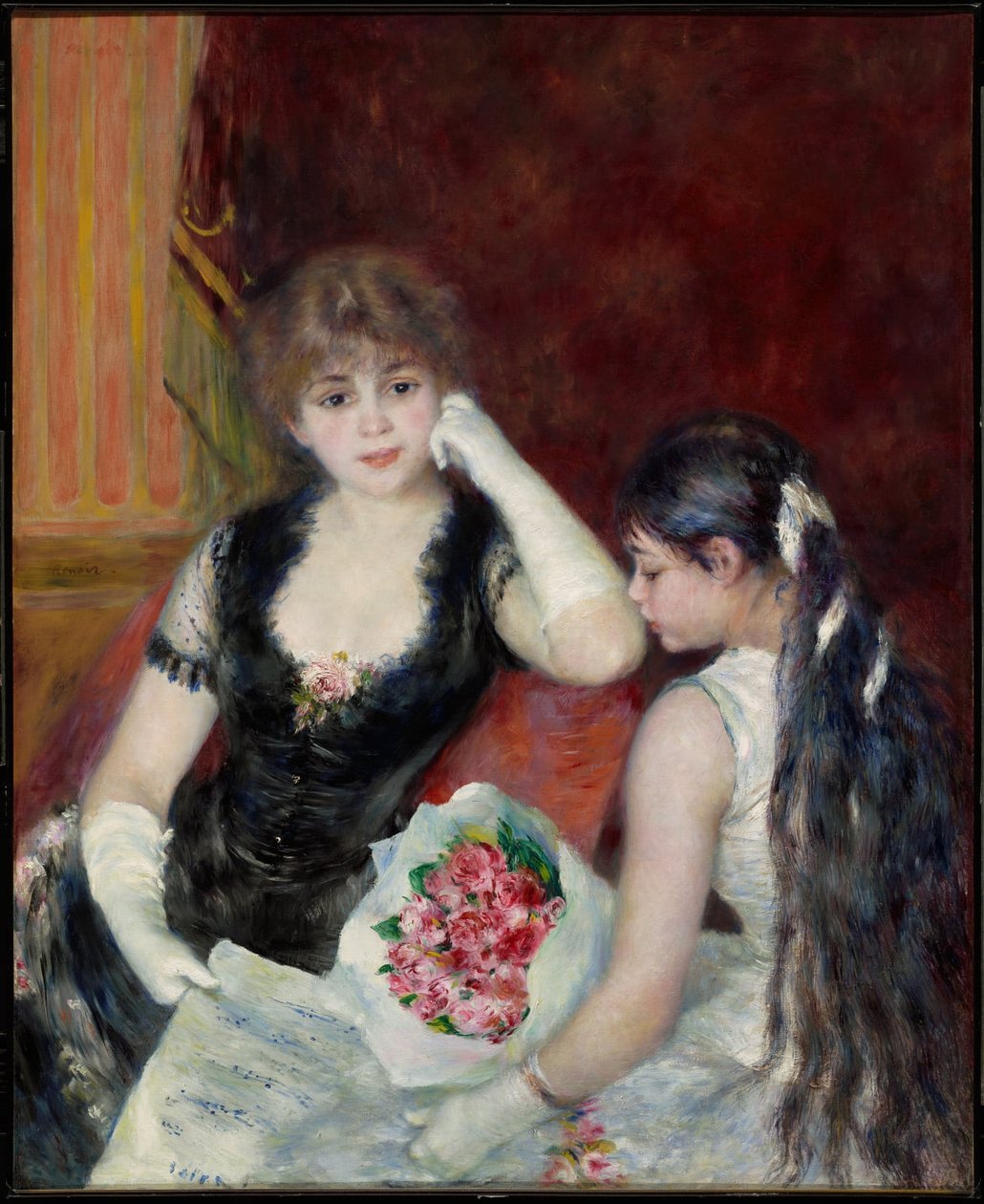 Eine Loge im Theater (Beim Konzert) von Pierre-Auguste Renoir