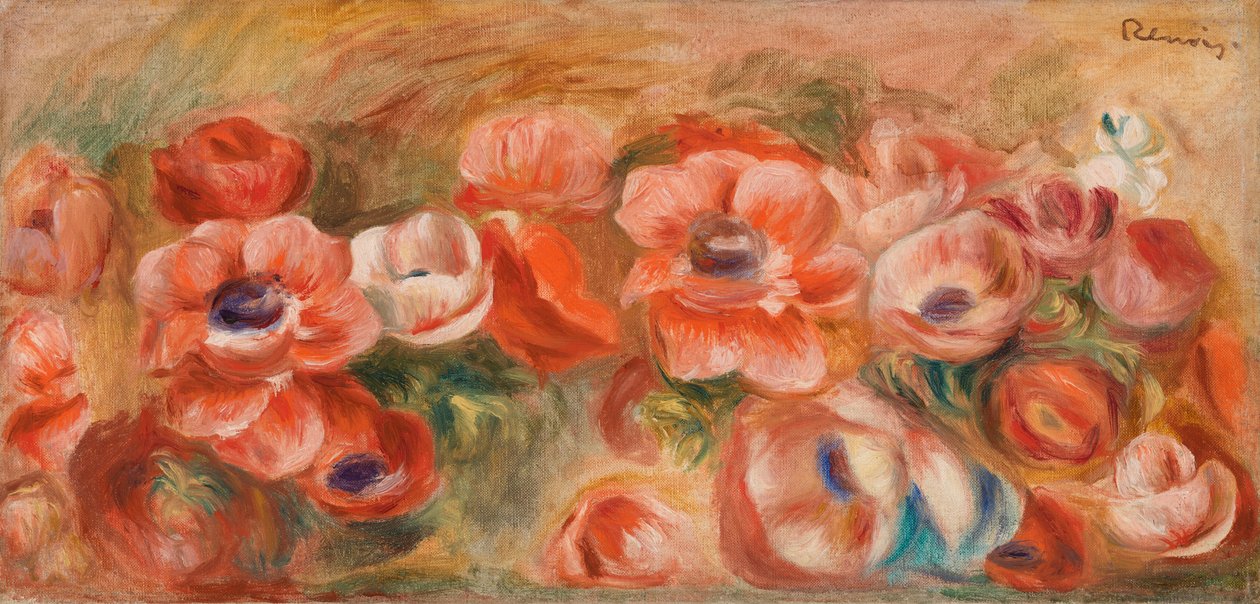 Anemonen von Pierre-Auguste Renoir
