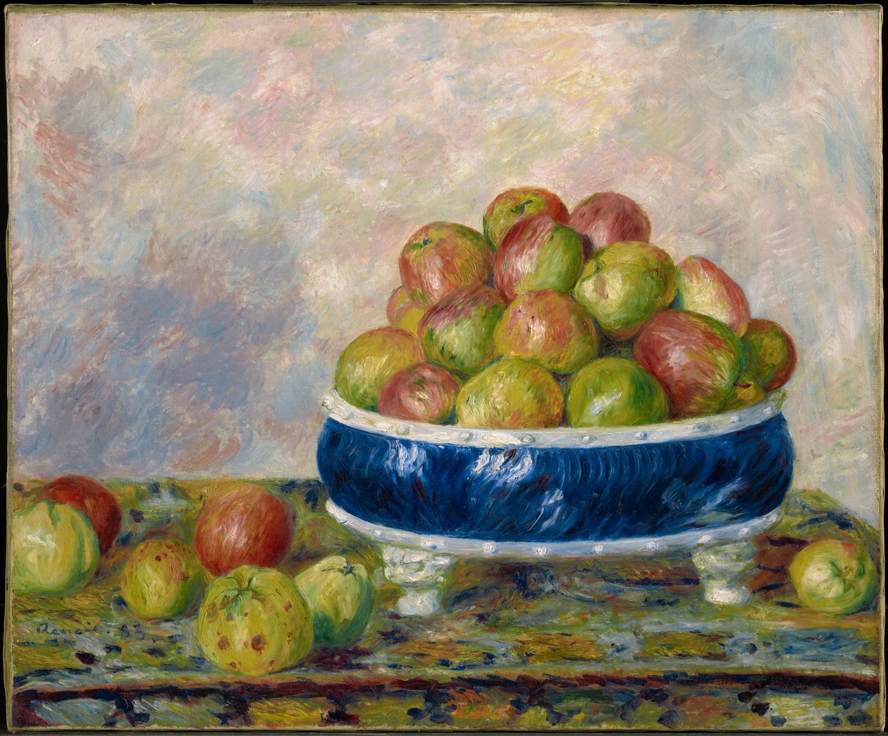 Äpfel in einer Schale von Pierre-Auguste Renoir