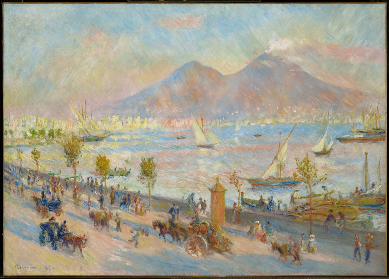 Bucht von Neapel, Abend von Pierre-Auguste Renoir