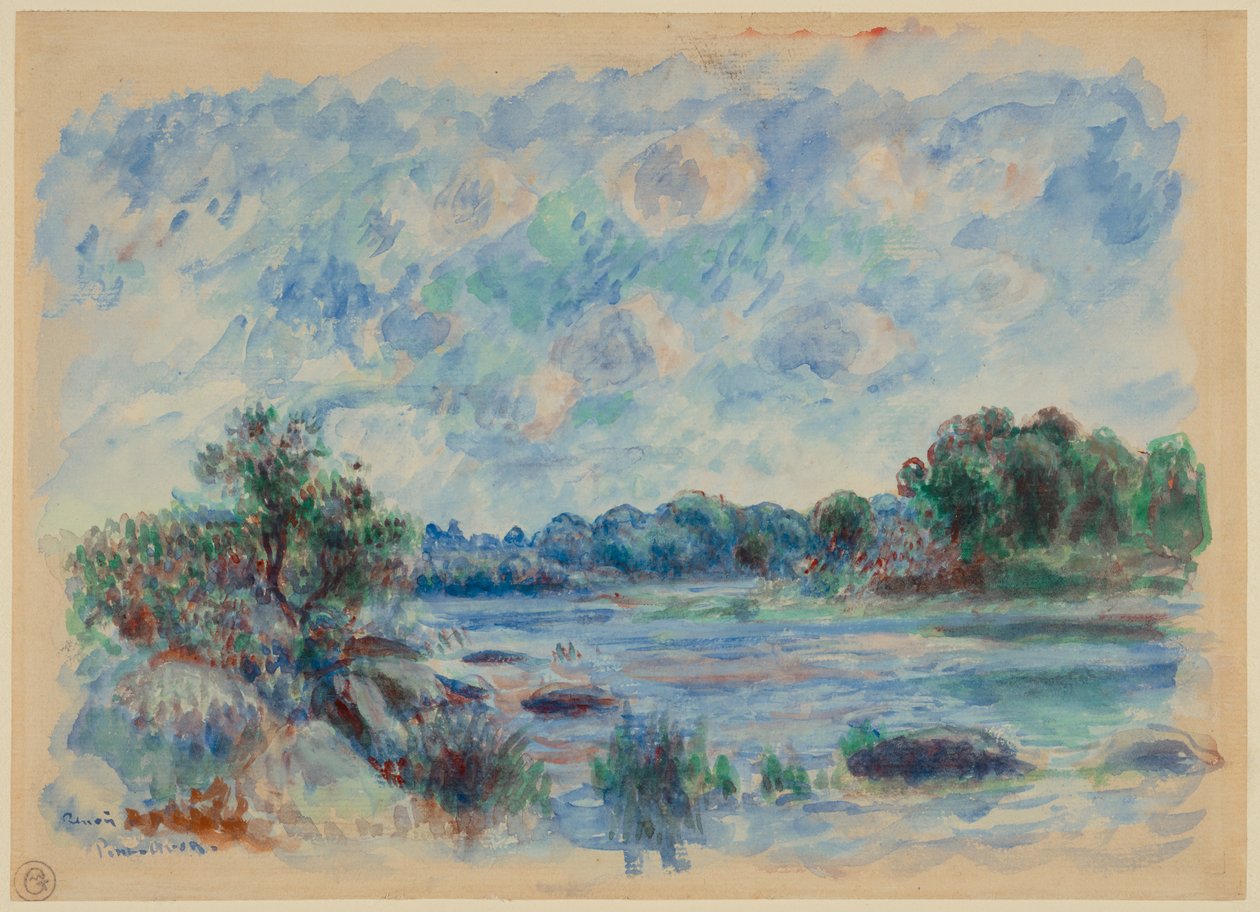 Landschaft bei Pont-Aven von Pierre-Auguste Renoir