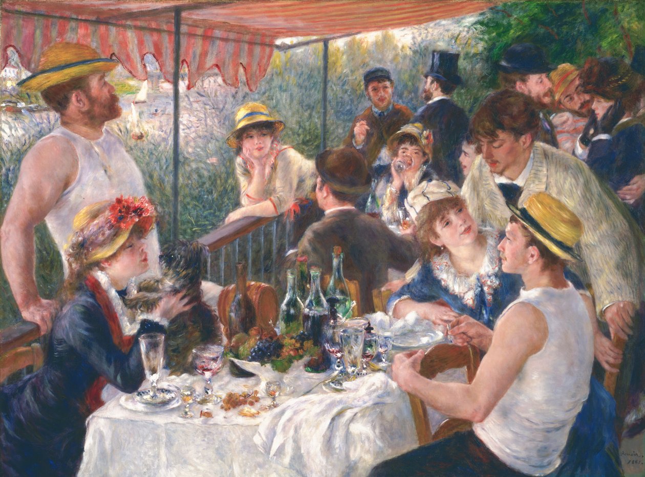 Das Frühstück der Ruderer von Pierre-Auguste Renoir