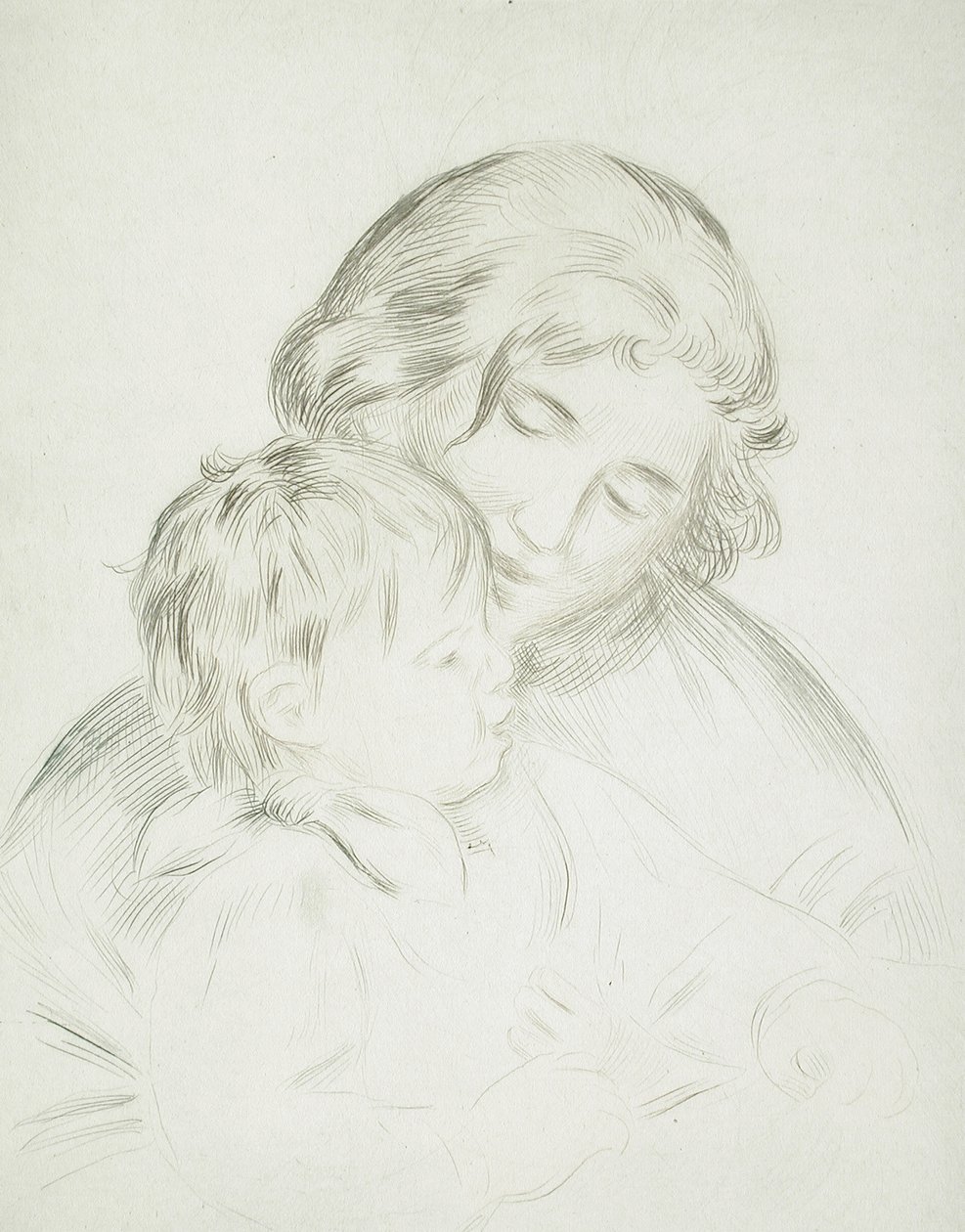 Mutter und Kind (Jean Renoir) von Pierre-Auguste Renoir
