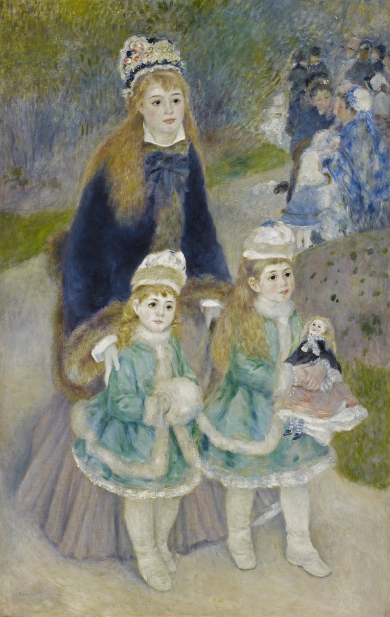 Mutter und Kinder (Der Spaziergang) von Pierre-Auguste Renoir